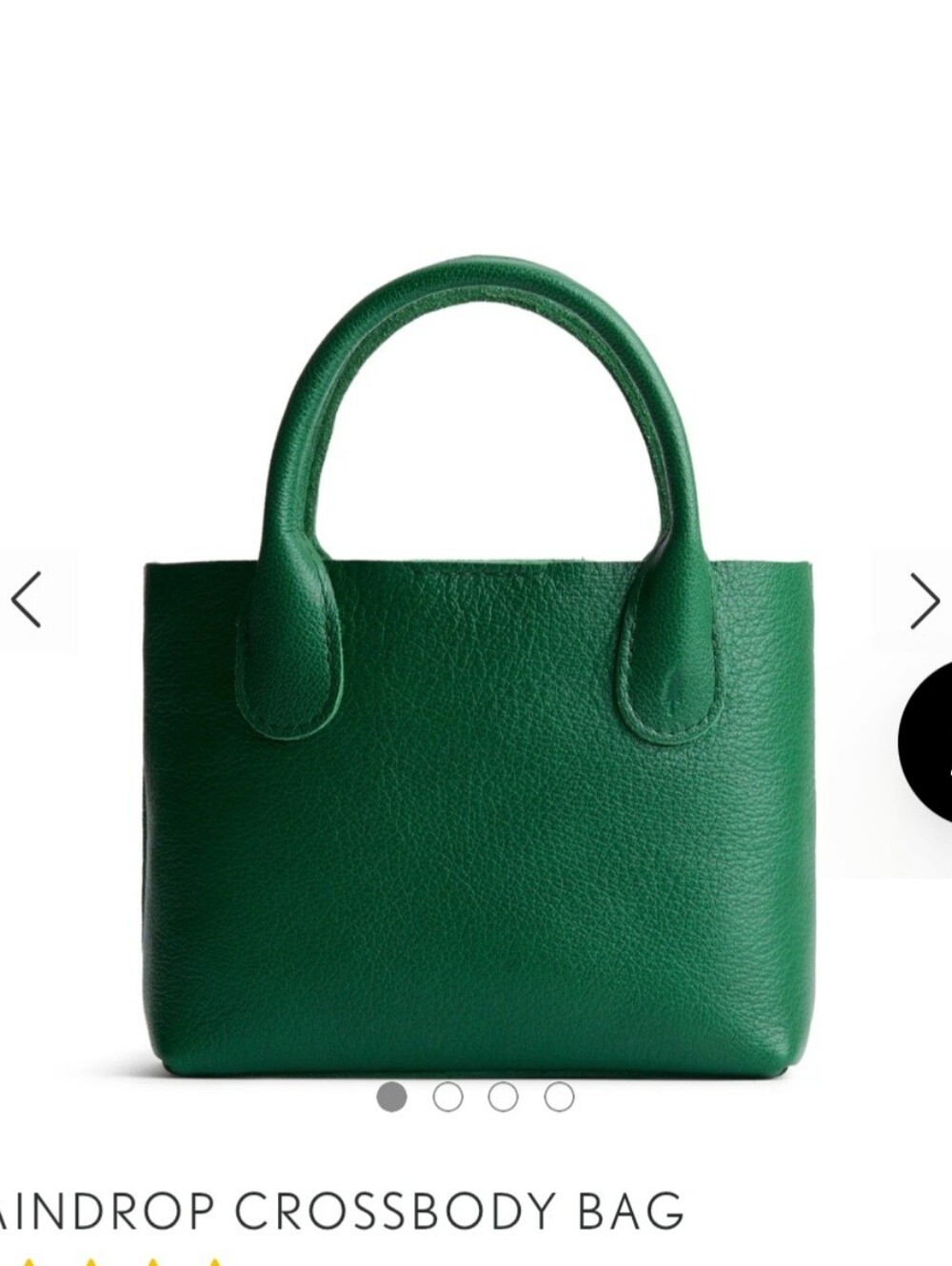 Sale! New Portland Leather Goods Small Raindrop Top Handle Bacalar Crossbody - Picture 5 of 7